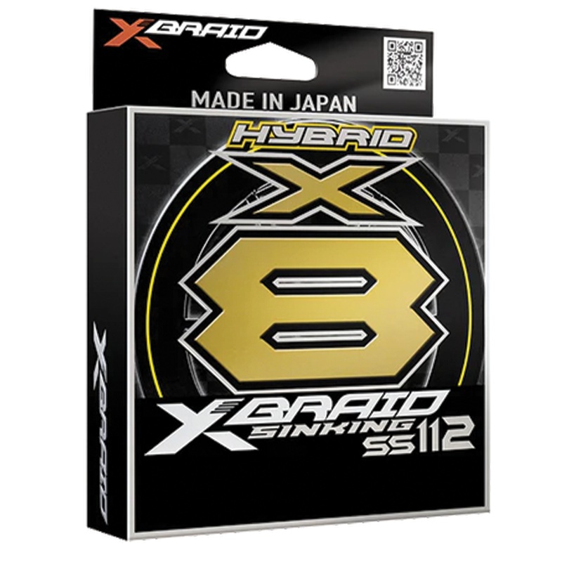 Daiwa X-Braid X8 – Slow Sinking 112 8LB 165 Yard/Yellow