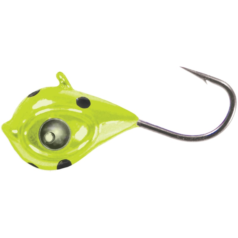 Acme Google Eye Tungsten Jigs 2mm Bumble Green