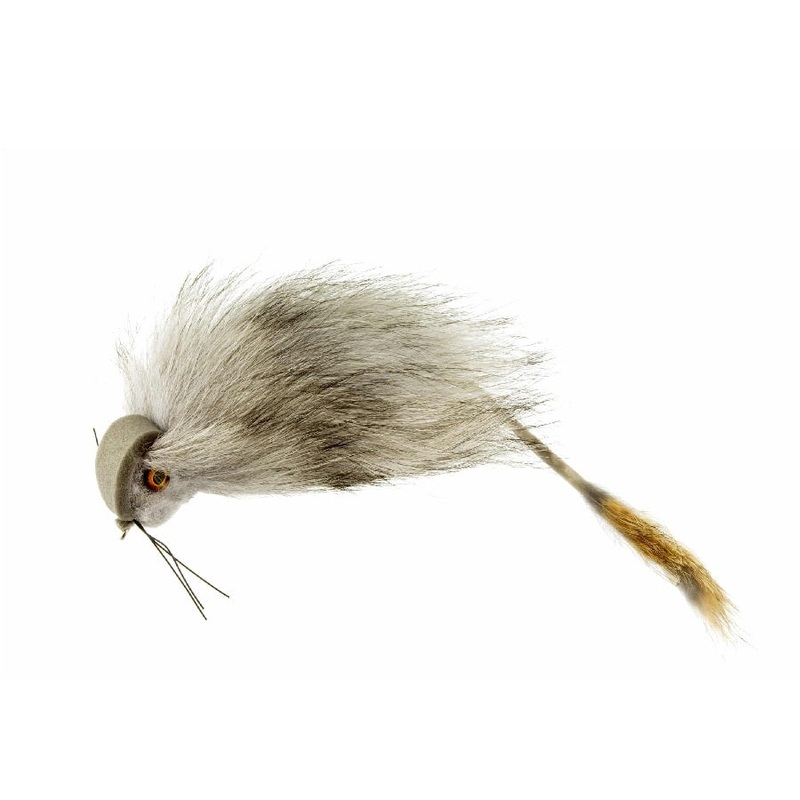 Catch Flies Zukowski’s Wharf Rat Articulated Mouse Fly Grey 5/0