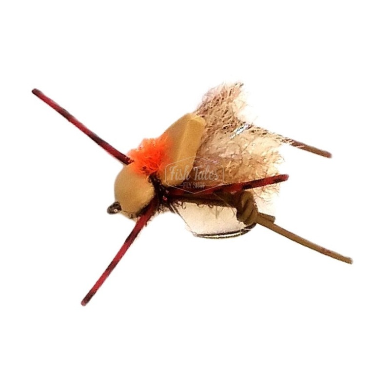 Freestone Flies Lil Pete Copper Hopper Foam Dry Fly Copper 14
