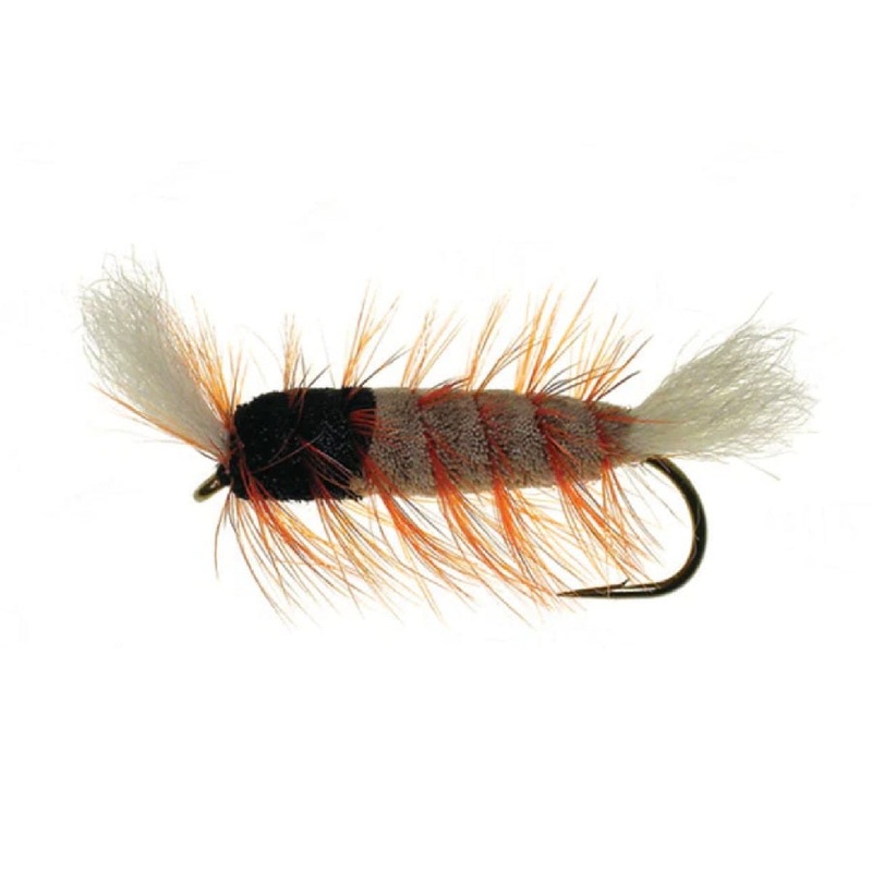 Aqua Flies Smokey Bomber Steelhead Dry Fly Gray/Black/Orange 6