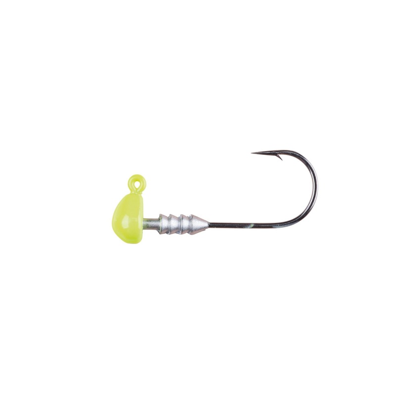 Half Head Jigs Chartreuse 1/16 oz 1