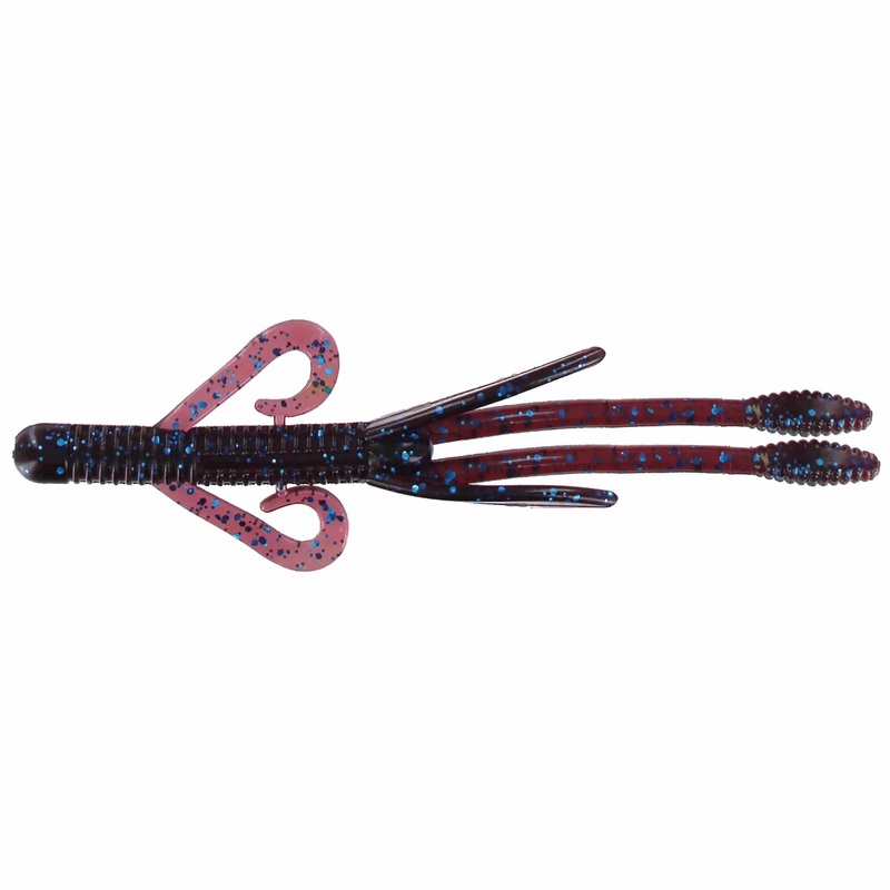 Big Bite Baits Flying Squirrel Blue Fleck 5″ – 7/pk
