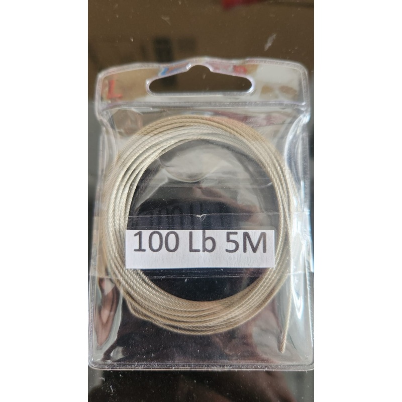 STAINLESS STEEL WIRE TRACE 100LB / 5M