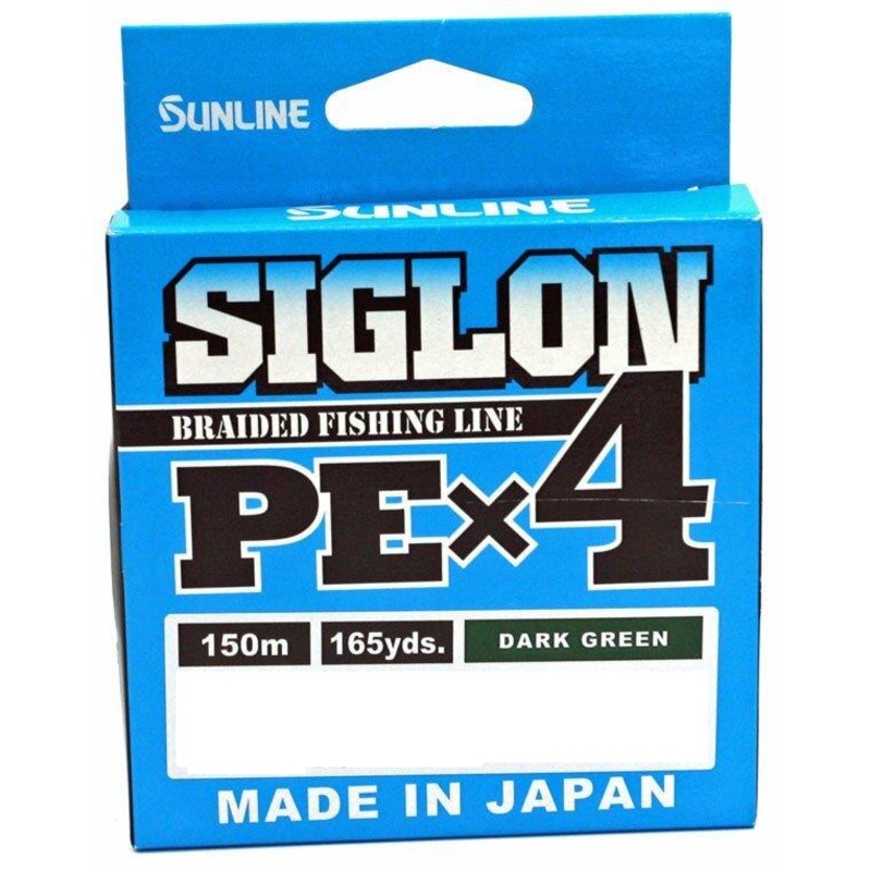 Sunline Siglon PEx4 10 lb Dark Green 165 yd
