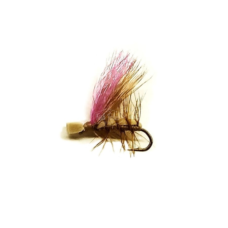 YFG Flies Neversink Caddis Foam Dry Fly Tan 14