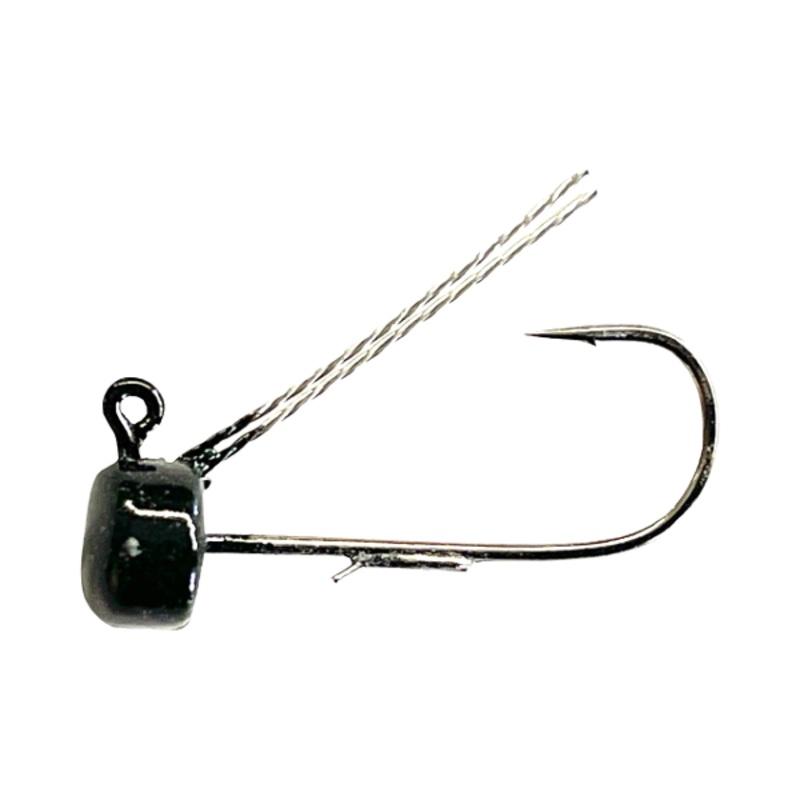 Z-Man Finesse Shroomz Weedless Jig Heads 1/20 oz Black