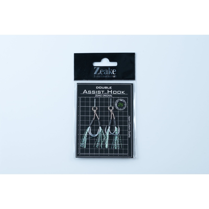 Zeake Original Double Assist Hook for Micro Jigging and Super Light Jigging 3S