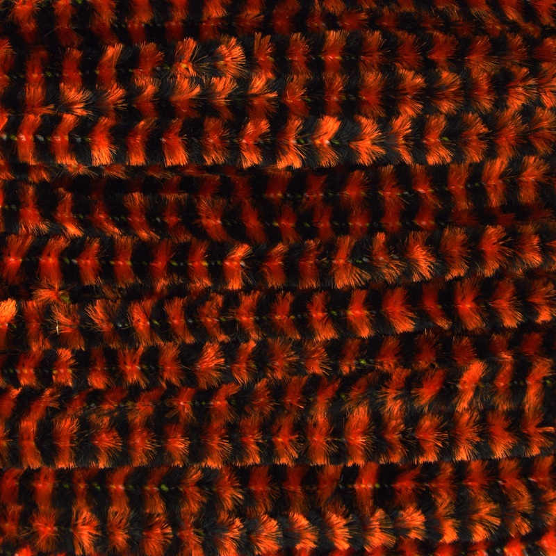Wapsi Variegated Chenille Medium Black/Orange