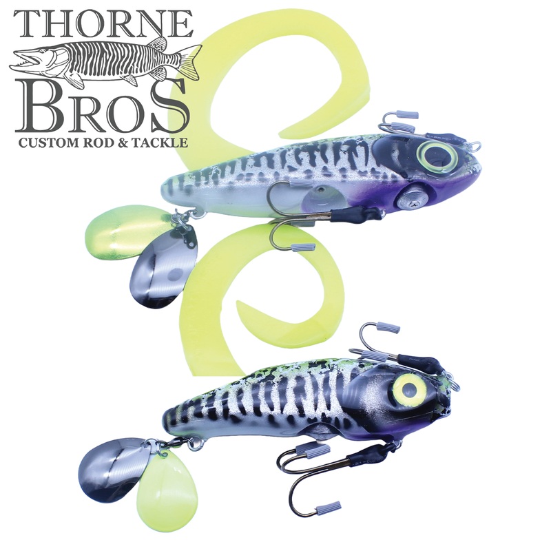 Zilla Baits Gladiator (Mini & Standard) Mini Frosted Walleye (White Tail)