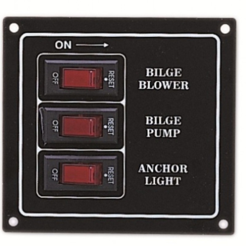 3-Gang Switch Panel AAA