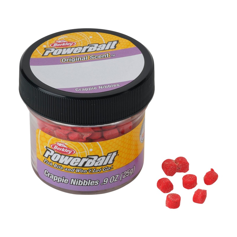 PowerBait Crappie Nibbles Blue Neon
