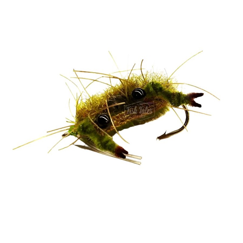 EP Flies EP Fleeing Crab Saltwater Flats Fly Olive 1