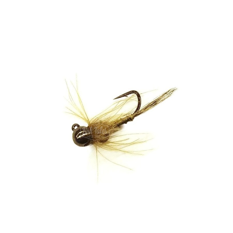 Solitude Flies Tungsten Jig Assassin Nymph Tan 14