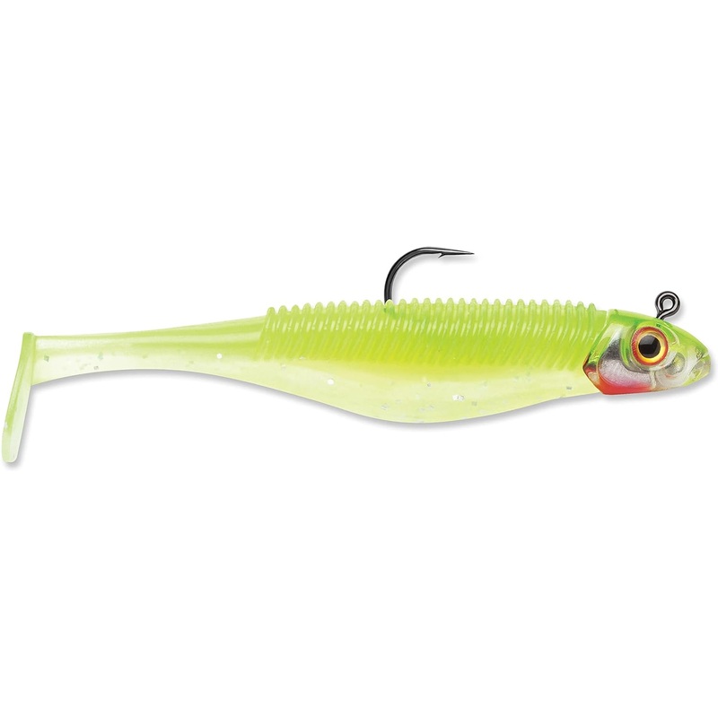 Storm 360GT Searchbait Shad 4.5″- 3/8oz Chartreuse Ice SBD45CI-38J