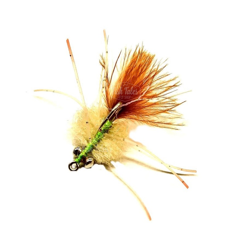 Solitude Flies Permit Crab Saltwater Fly Tan/Brown 4