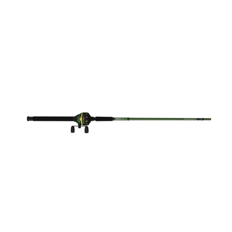 Zebco 606 Big Cat Telescopic Spincast Combo with Eagle Claw Tackle