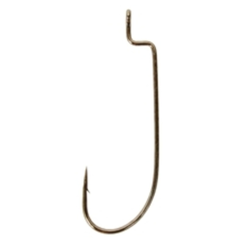 Worm Hook, Offset Shank – Bronze (071)