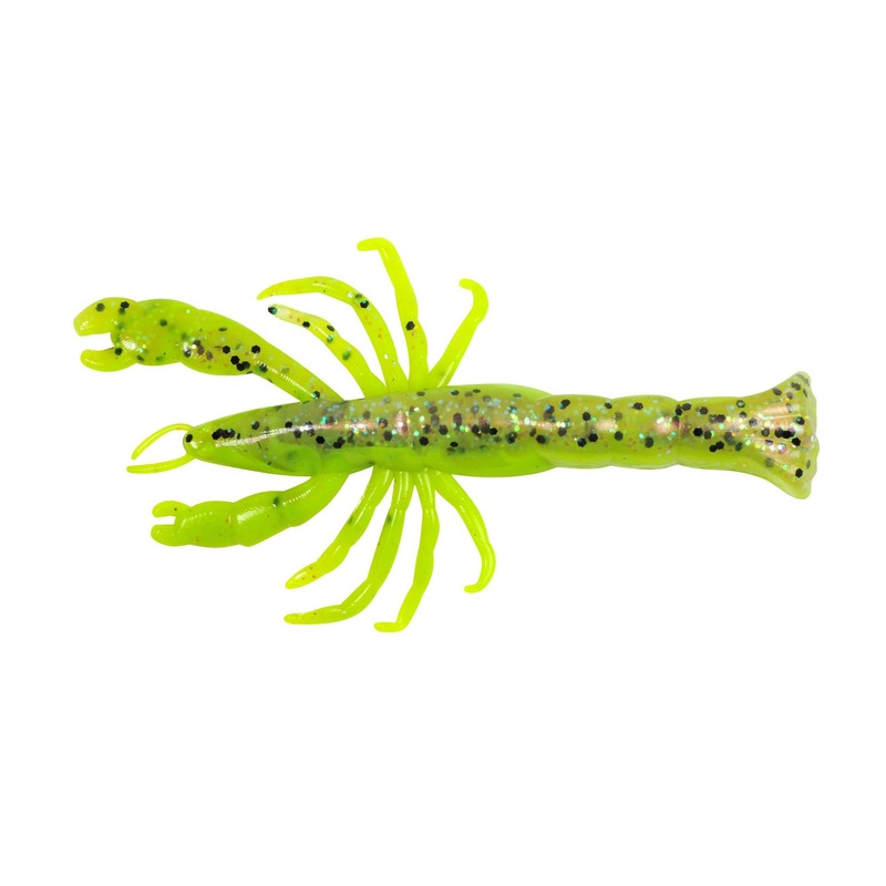Gulp! Saltwater Ghost Shrimp Chartreuse Belly Shrimp
