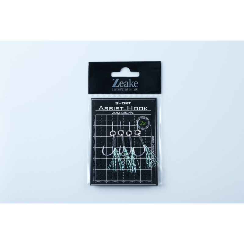 Zeake Original Short Assist Hook for Micro Jigging and Super Light Jigging 3S