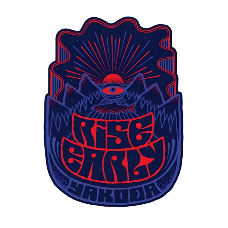 Yakoda Red Eye Sticker One Size