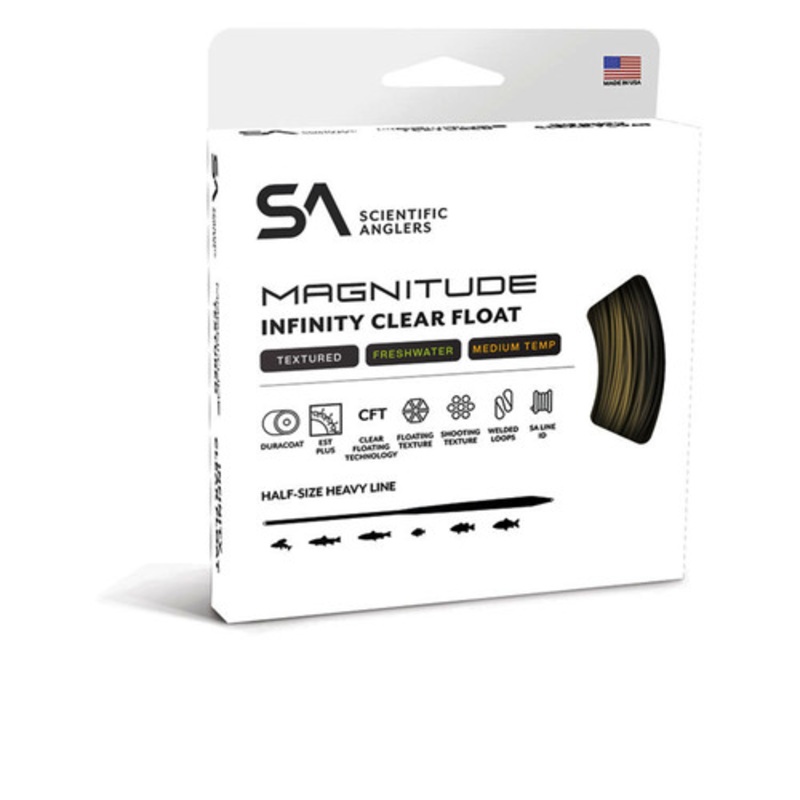 SA Magnitude Textured Infinity 10 Clear Float Tip Fly Line – AvidMax