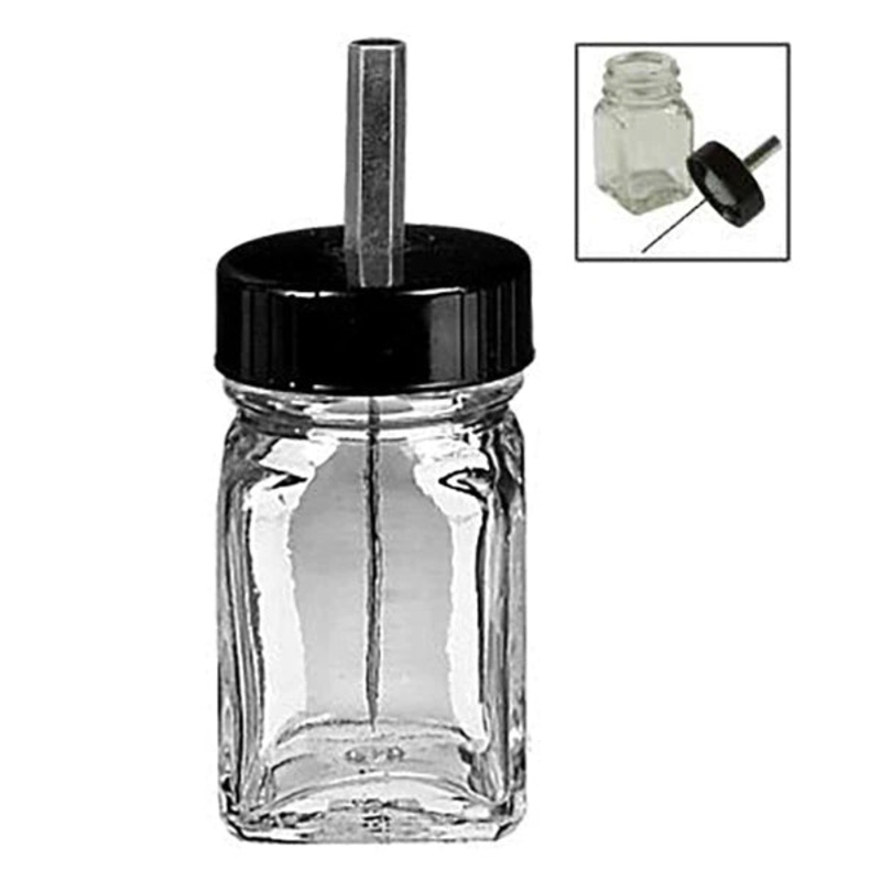 Wapsi Glass Applicator Jars With Brush
