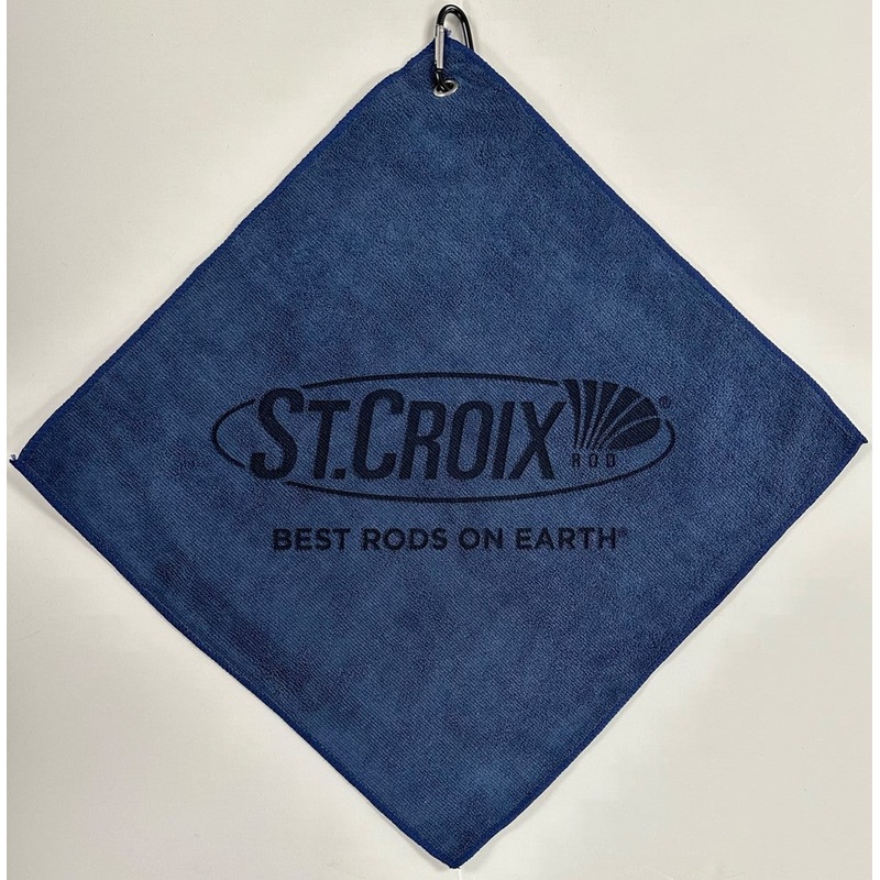 BAIT TOWEL w/ST CROIX LOGO 16 x 16 x 12 Midnight Black
