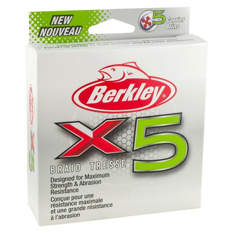 Berkley X5 Braided Line 164Y 8LB