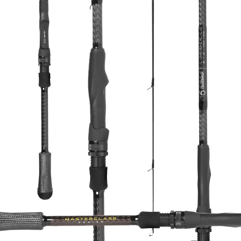 6 Customs – Masterclass Series – 7’2″ Rod – Medium, Fast (Spinning) EVA Slim