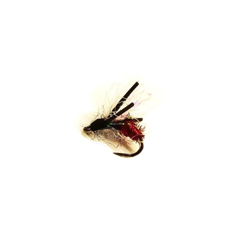 Freestone Flies Joel’s Drowning Ant Dry Fly Red Butt 16