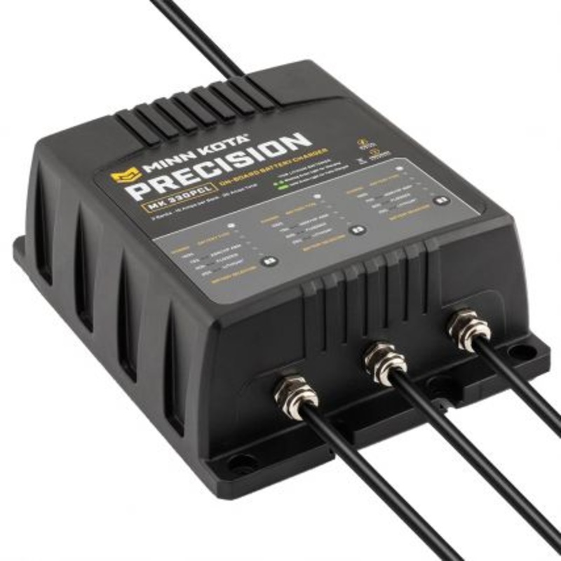 Minn Kota On-Board Precision Charger MK-330 PCL 3 Bank X 10 AMP LI Optimized Charger