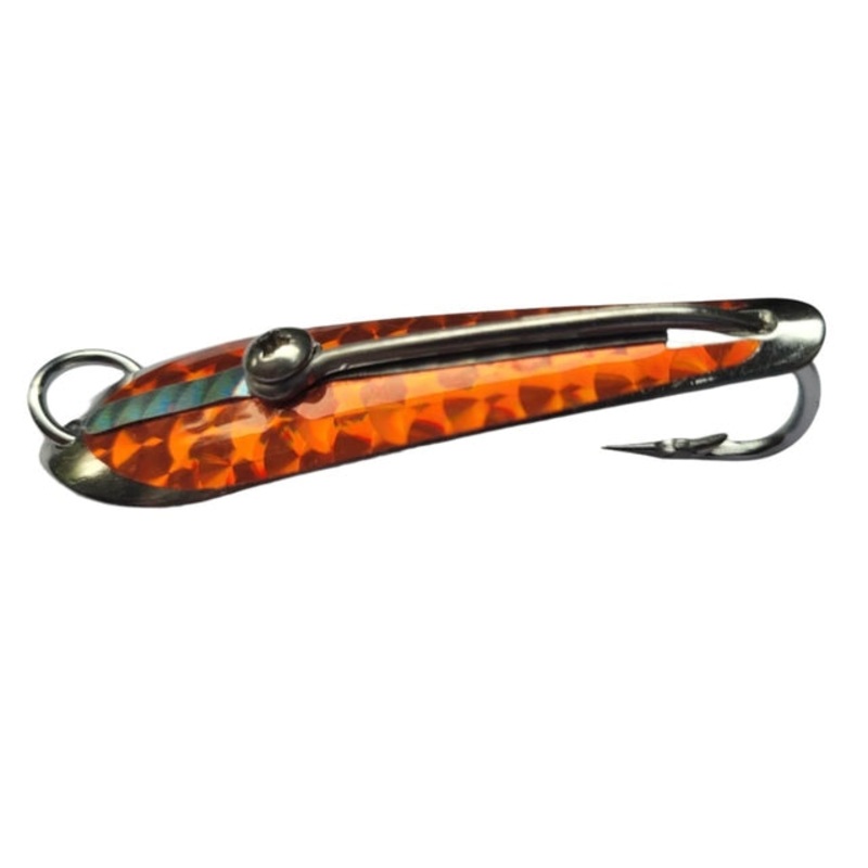 Pushpa Trolling Fishing Spoon | Single Hook | Sinking | 8 Cm, 14 Gm | 10 Cm, 23 Gm | #3/0 BRB
