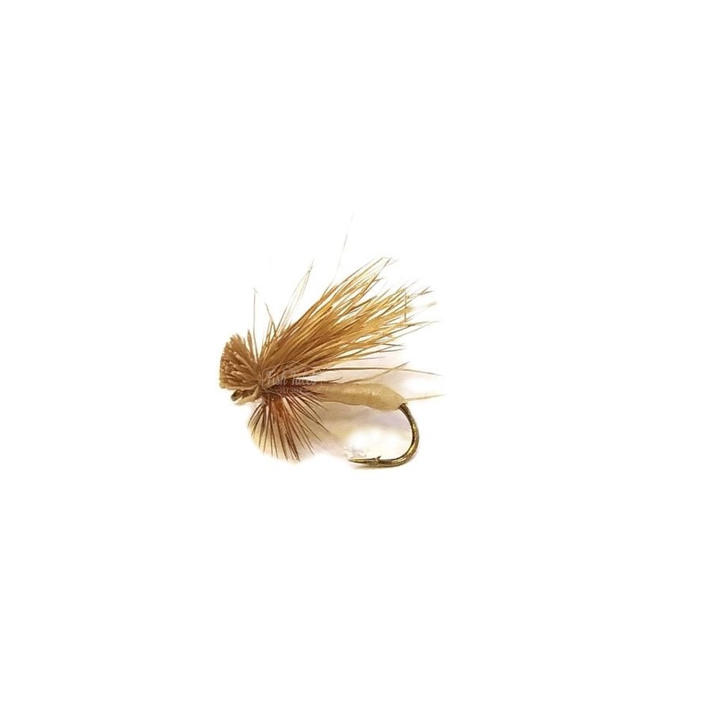 YFG Flies Foam Caddis Dry Fly Tan 14