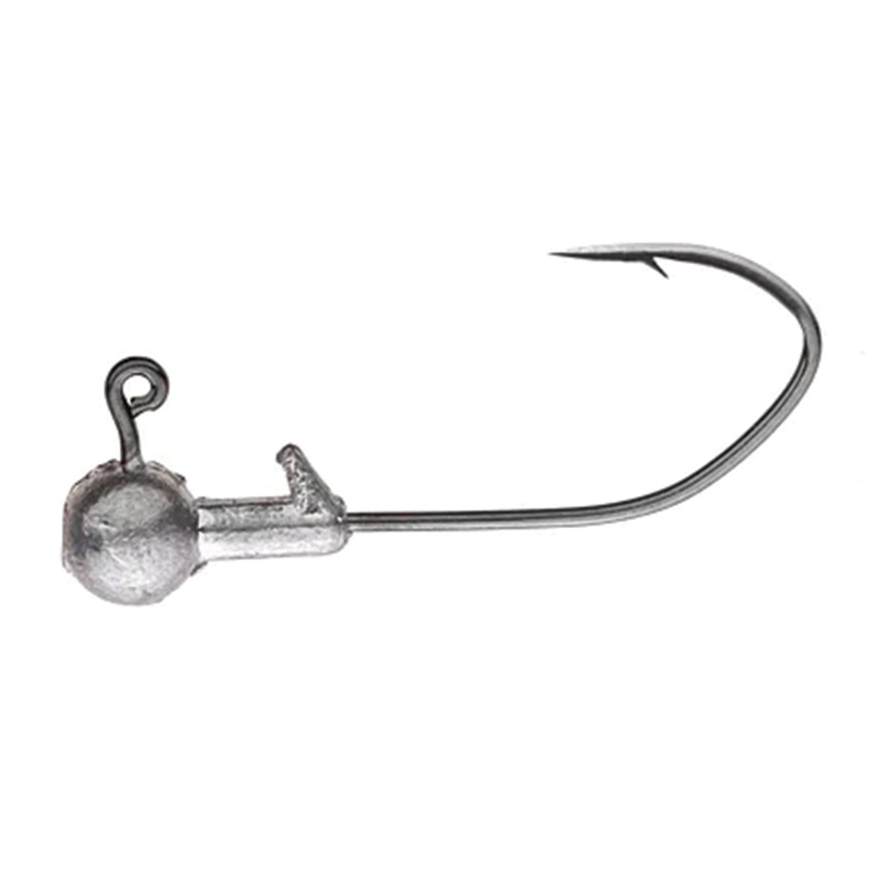 Eagle Claw Lazer Sharp Pro-V Ball Head Jig 1/4oz. (25 Pack) Unpainted