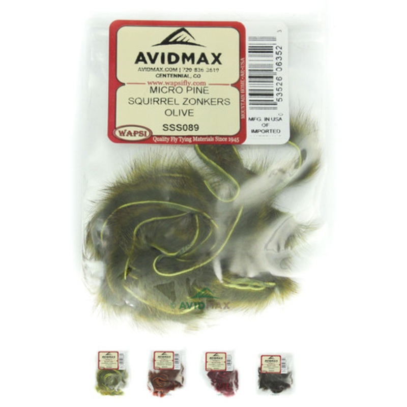 Wapsi Micro Pine Squirrel Zonkers – AvidMax