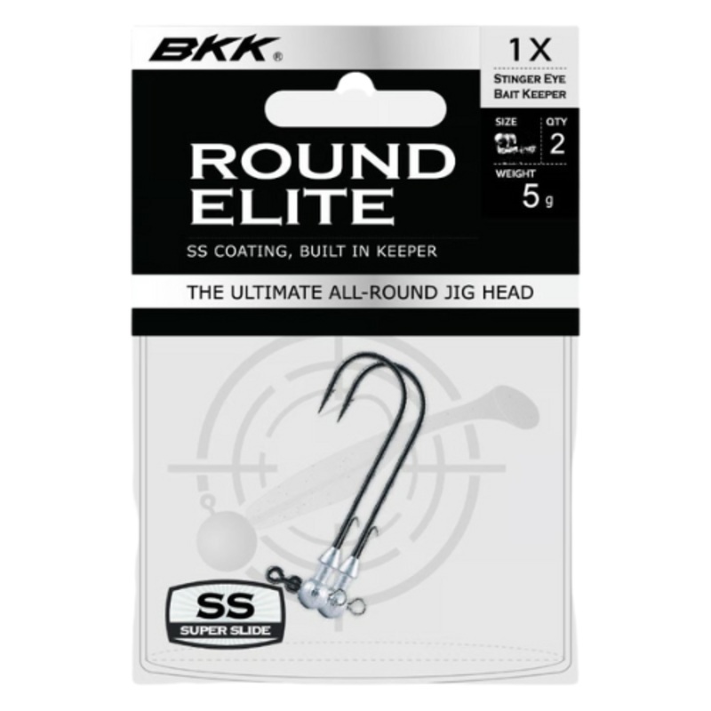 BKK | Round Elite Stinger Eye Bait Keeper 5g | 8/0#