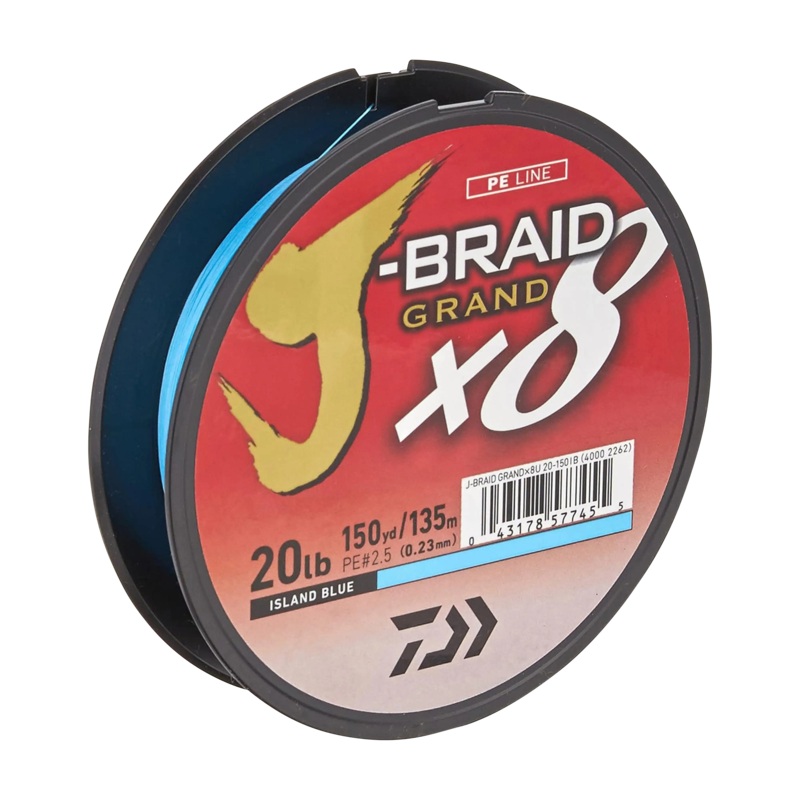 Daiwa J-BRAID x8 Grand Braided Line – 150 Yards 150 Yards 6LB Dark Green