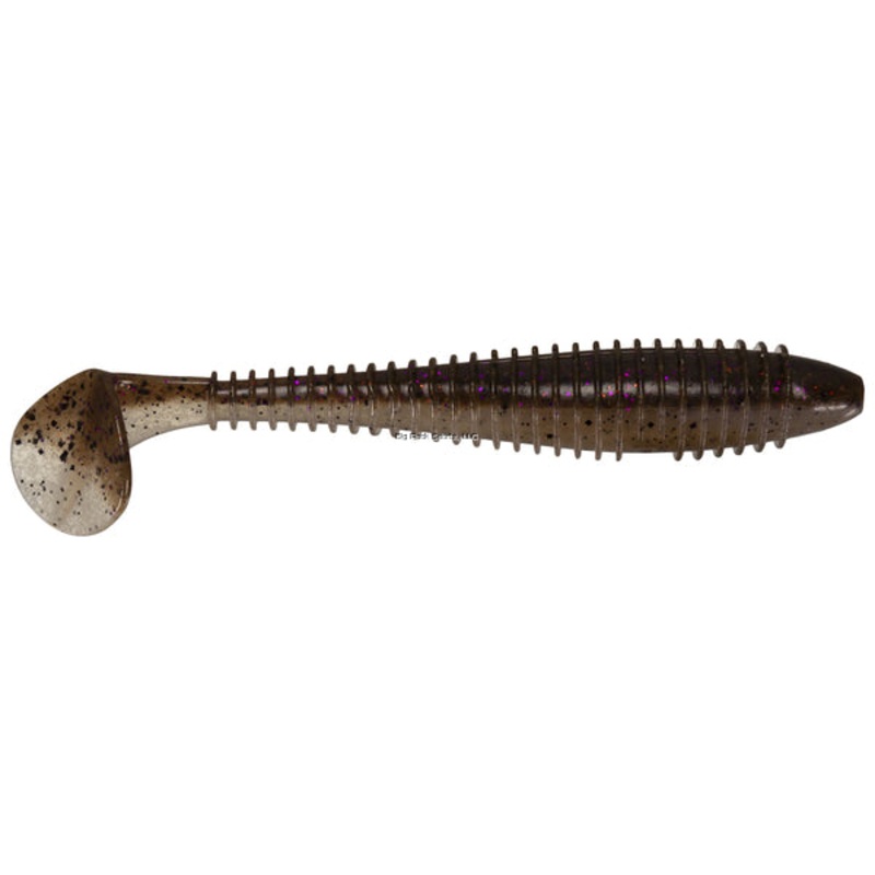 Keitech FS33427 Fat Swing Impact, Goby, 3.3″, Fat Paddletail Swimbait, 7Pk, Blister Pack, Squid Scent Infused