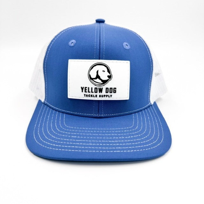 Yellow Dog Tackle Cap GLADIATOR Riser Blue/ White Back