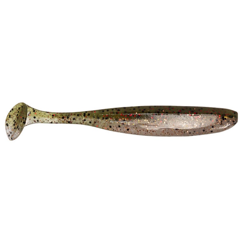 Keitech ES4485 Easy Shiner, Copperfield, 4″, Shad Shaped Paddletail Swimbait, 7Pk, Blister Pack, Squid Scent Infused