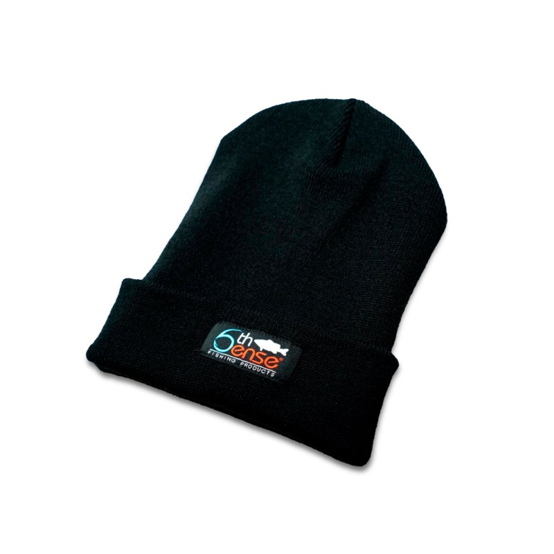 Black 6 Beanie – 12″ Cuffed – Black 12″ Cuffed (Black)