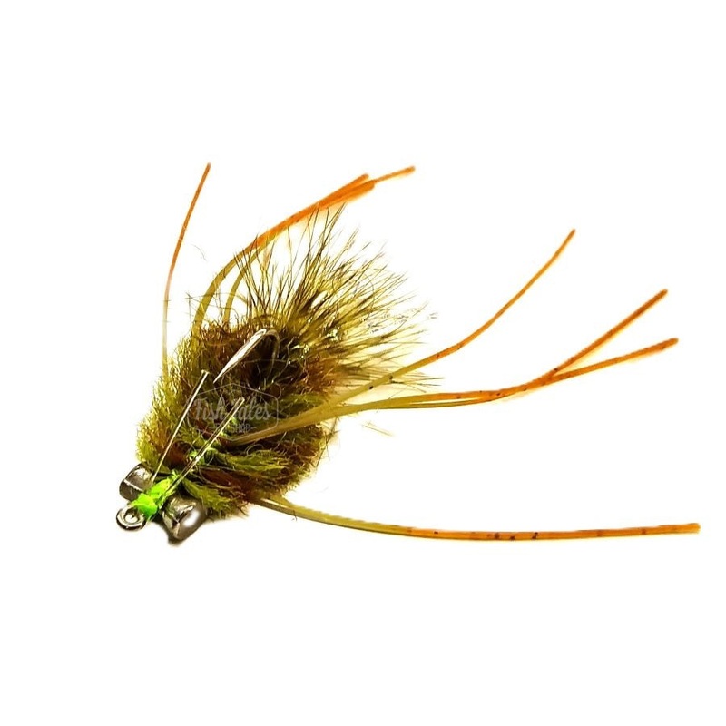 Catch Flies EP Crab Saltwater Flats Fly – Heavy Olive 4