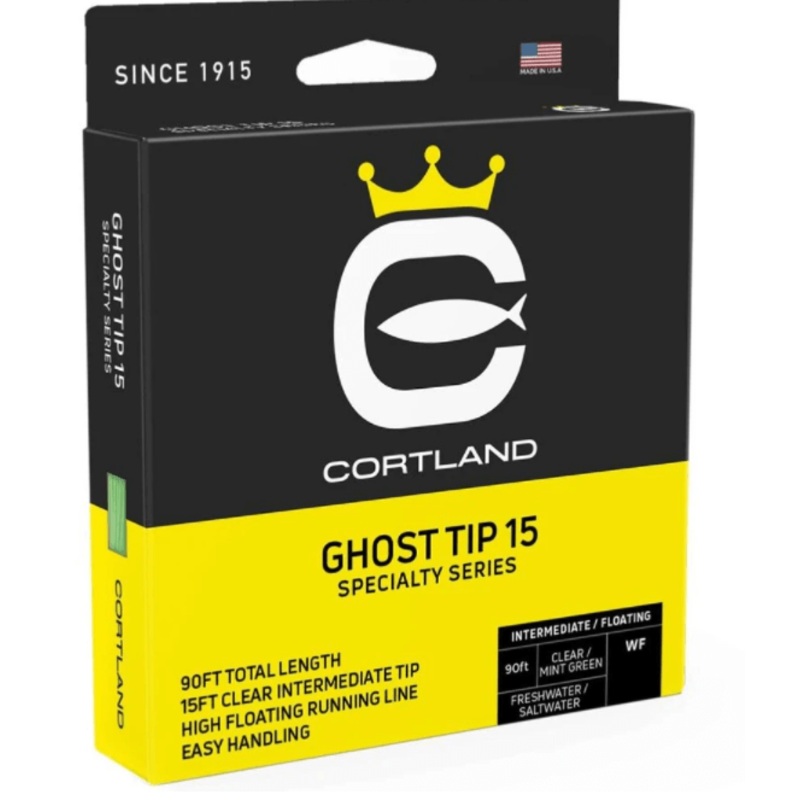 Cortland | Ghost Tip | Fly Fishing Line | 15ft Tip | 90ft WF5I