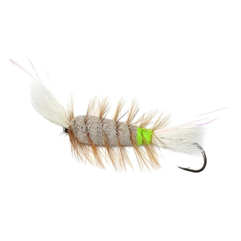 Aqua Flies Cigar Tube Steelhead Bomber Grey/Brown/Green 4