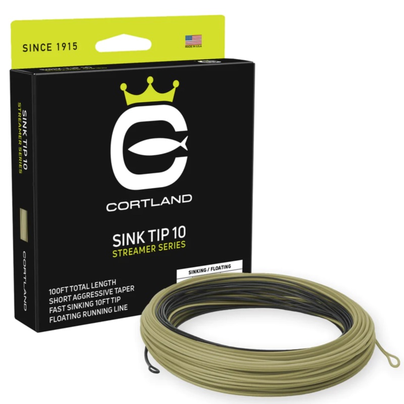 Cortland Streamer Sink Tip 10 Fly Line WF6S/F Sinking/Floating
