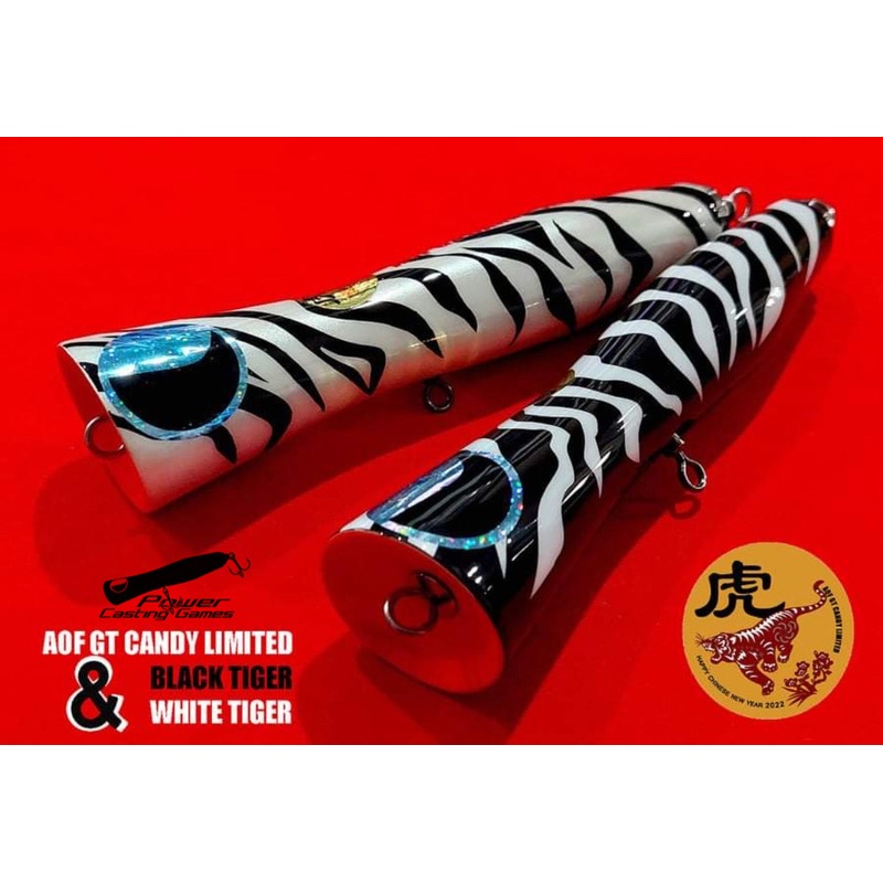 AOF Tiger GT CANDY 120DD Limited Popper White Tiger