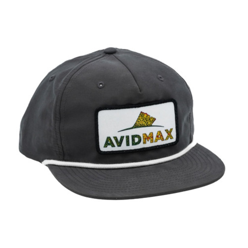 AvidMax Cutthroat Trout Snapback Hat Charcoal – AvidMax
