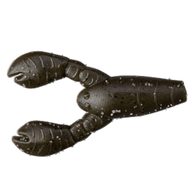 Great Lakes Finesse 2.1″ Snack Craw (6 pk) 2.1″ Green Pumpkin FLT