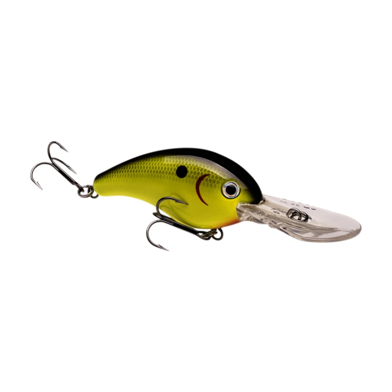 Strike King Pro-Model 10XD & 10XD Elite Crankbaits Black Back Chartreuse Pro-Model 10 XD